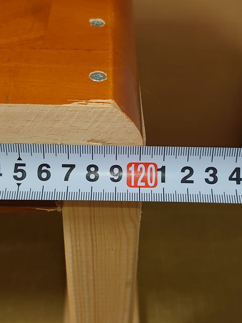 【其の31】中古テーブルを加工したパチスロ実機を置く台（２台用シンプルスタンド）