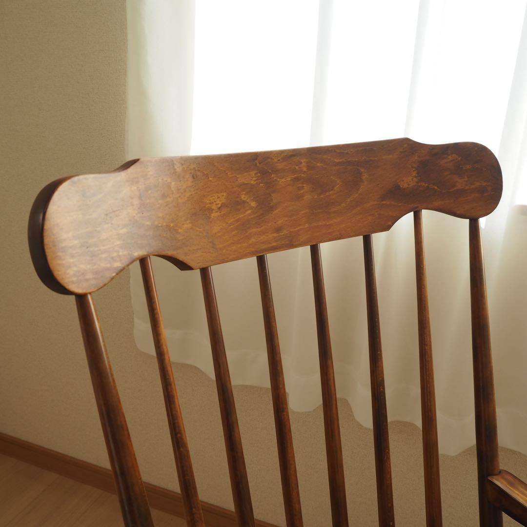 ロッキングチェア ヒダダイネット 飛騨家具 ウィンザーチェア レトロ 木製 椅子