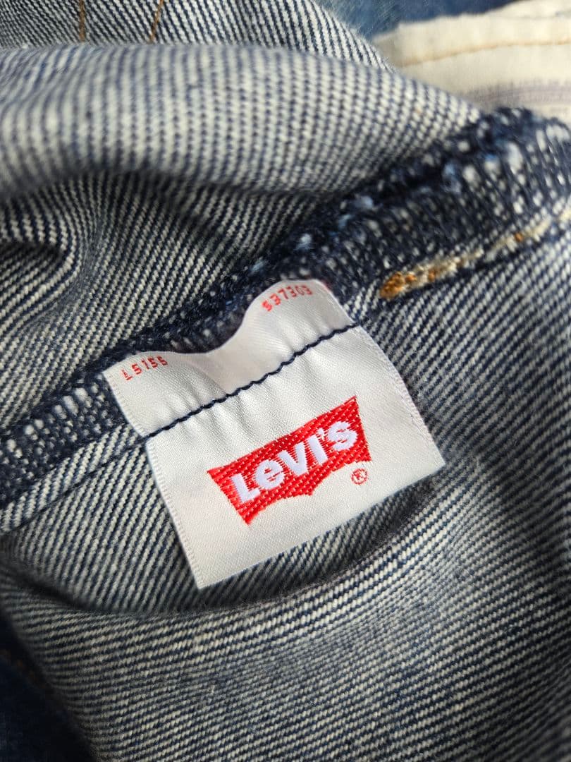 完成された縦落ち 希少W34 内股シングル Levi's 501