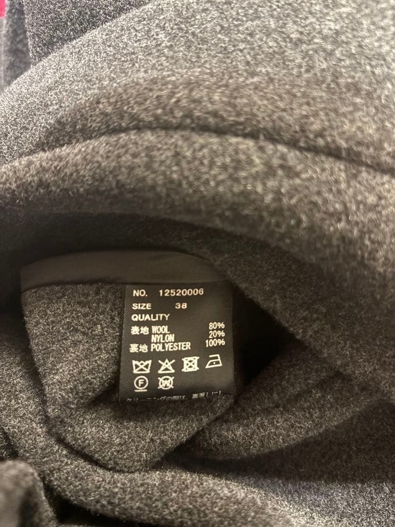 今期TODAYFUL Wool Over Coat ウールオーバーコート グレー