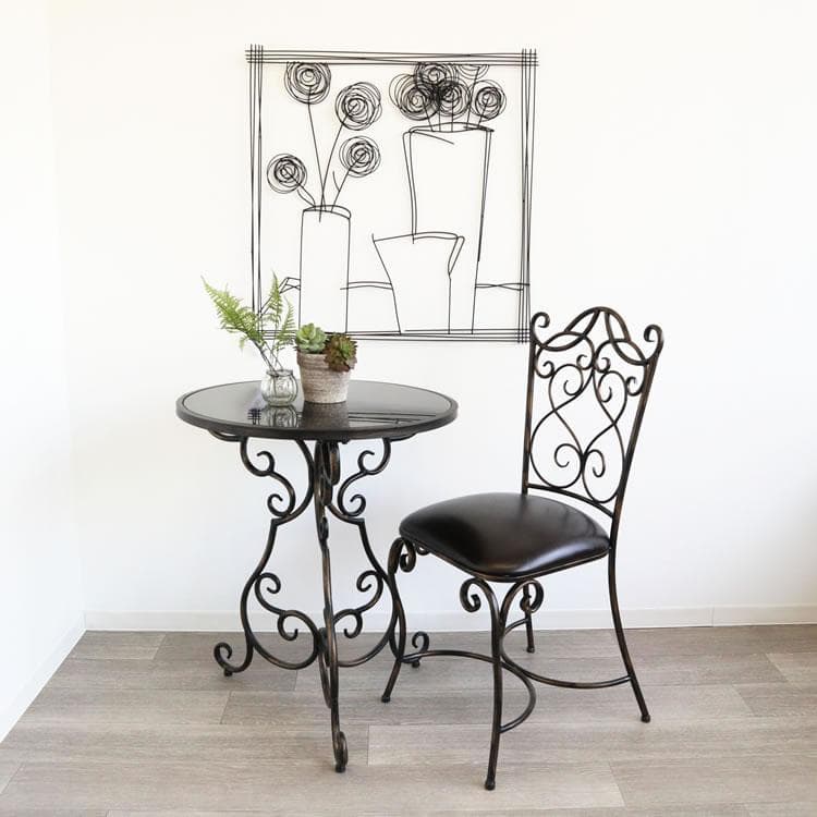 ヨーロピアン クラシカルテーブル マーブル アイアン