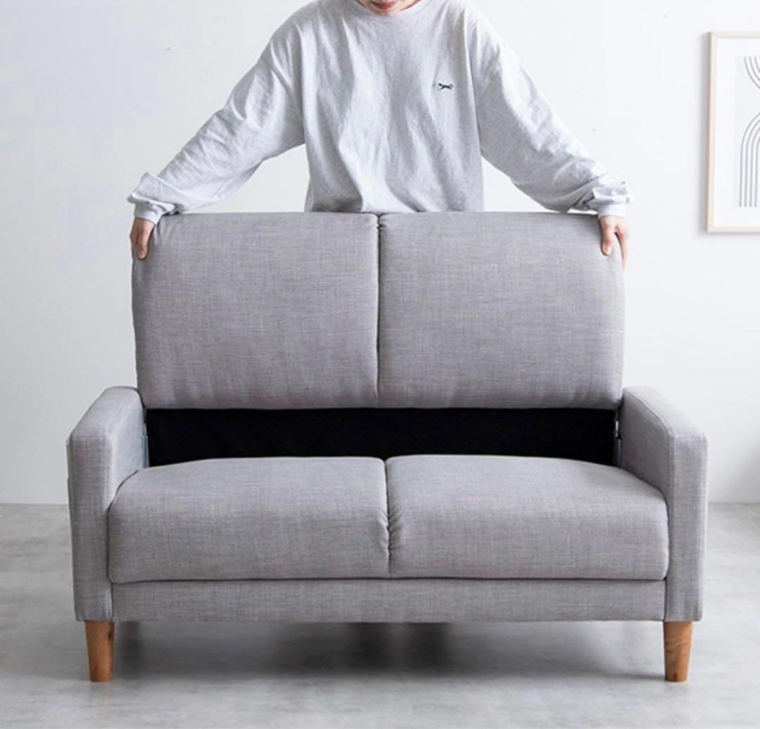 Emma▪️2人掛けソファ 113cm幅 アイボリー