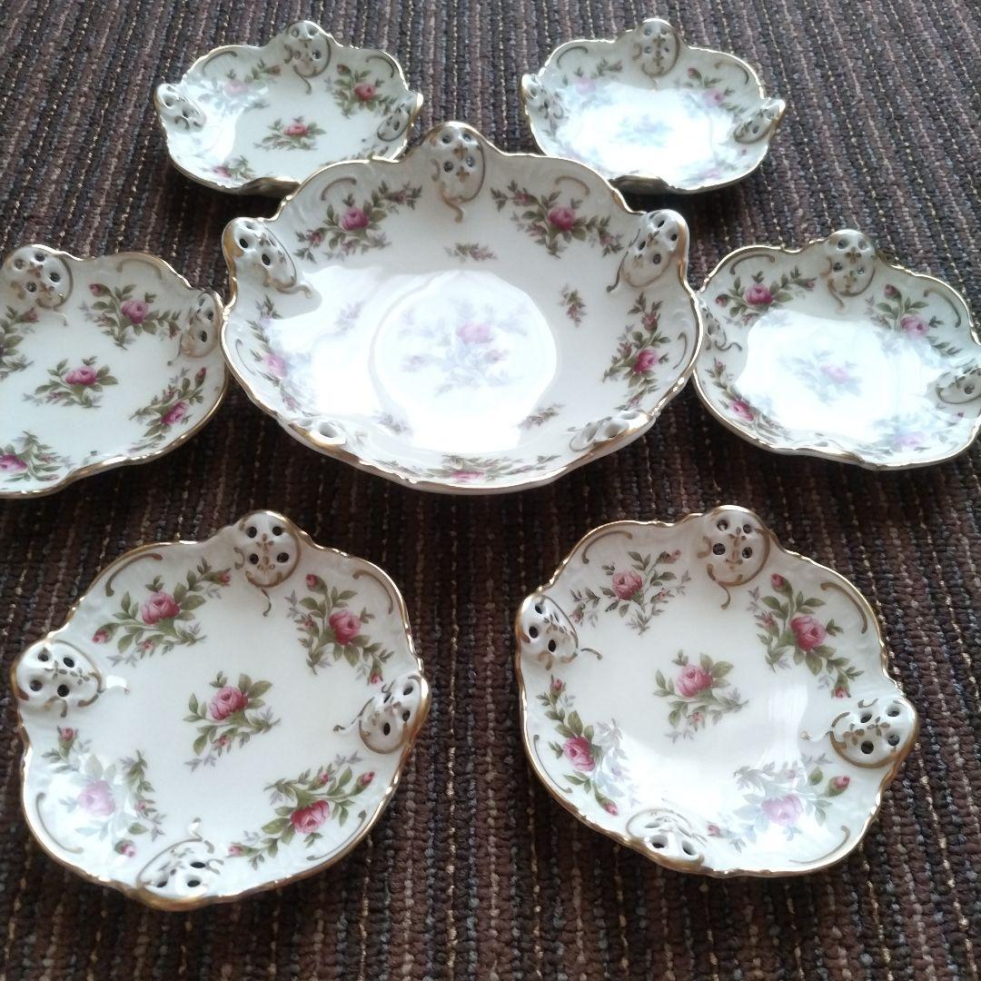 【美品】ローゼンタール Moliere Moosrose　全７枚セット