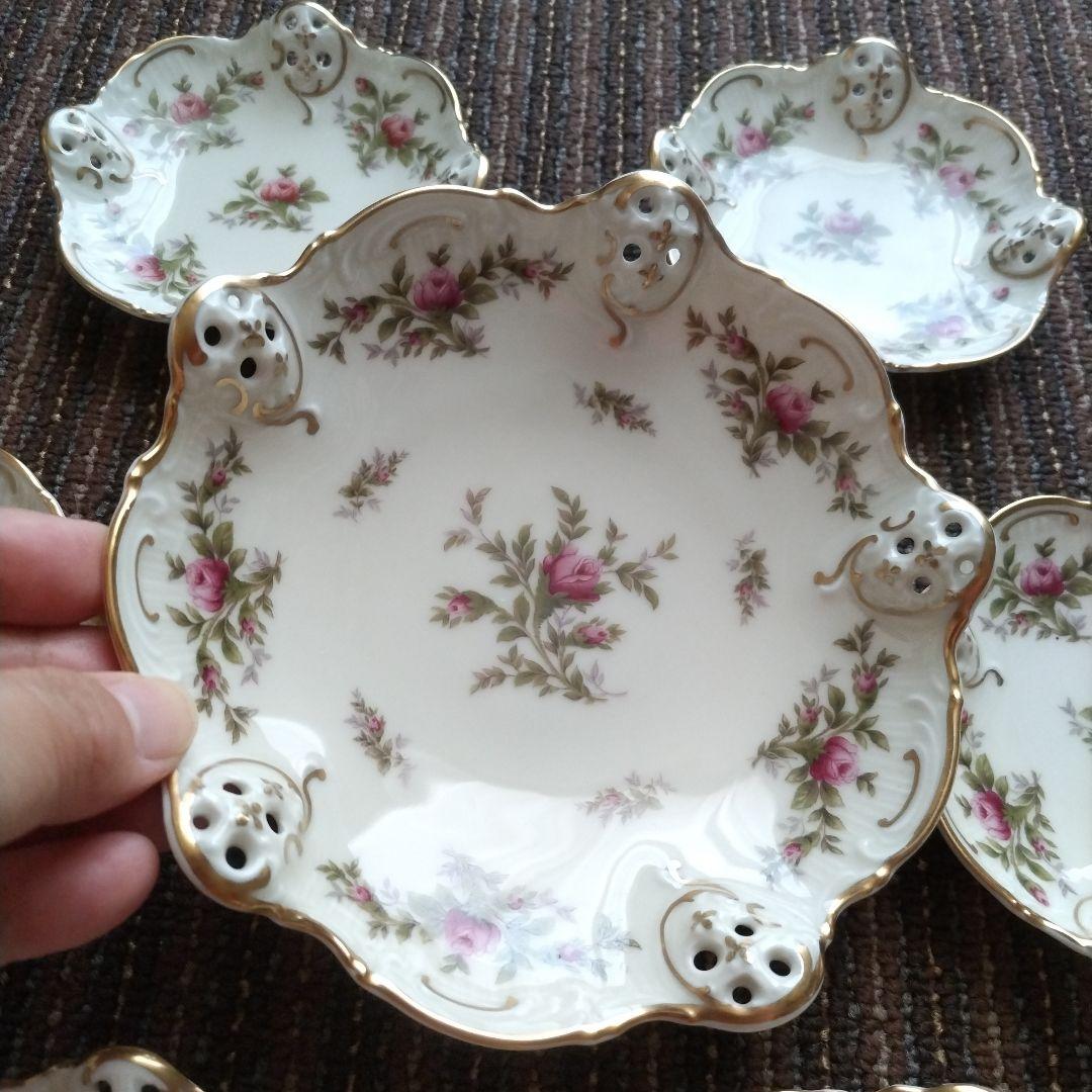 【美品】ローゼンタール Moliere Moosrose　全７枚セット