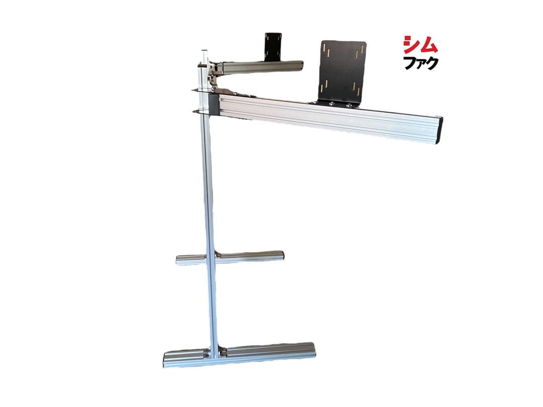 トリプルモニタースタンド+クワッドモニタースタンド 4画面 自立型 シム