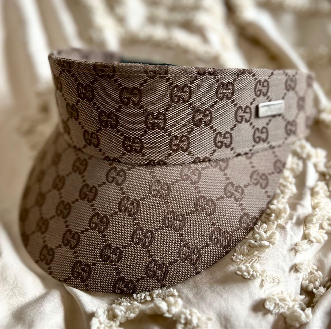 GUCCI GGパターン サンバイザー (送料込)