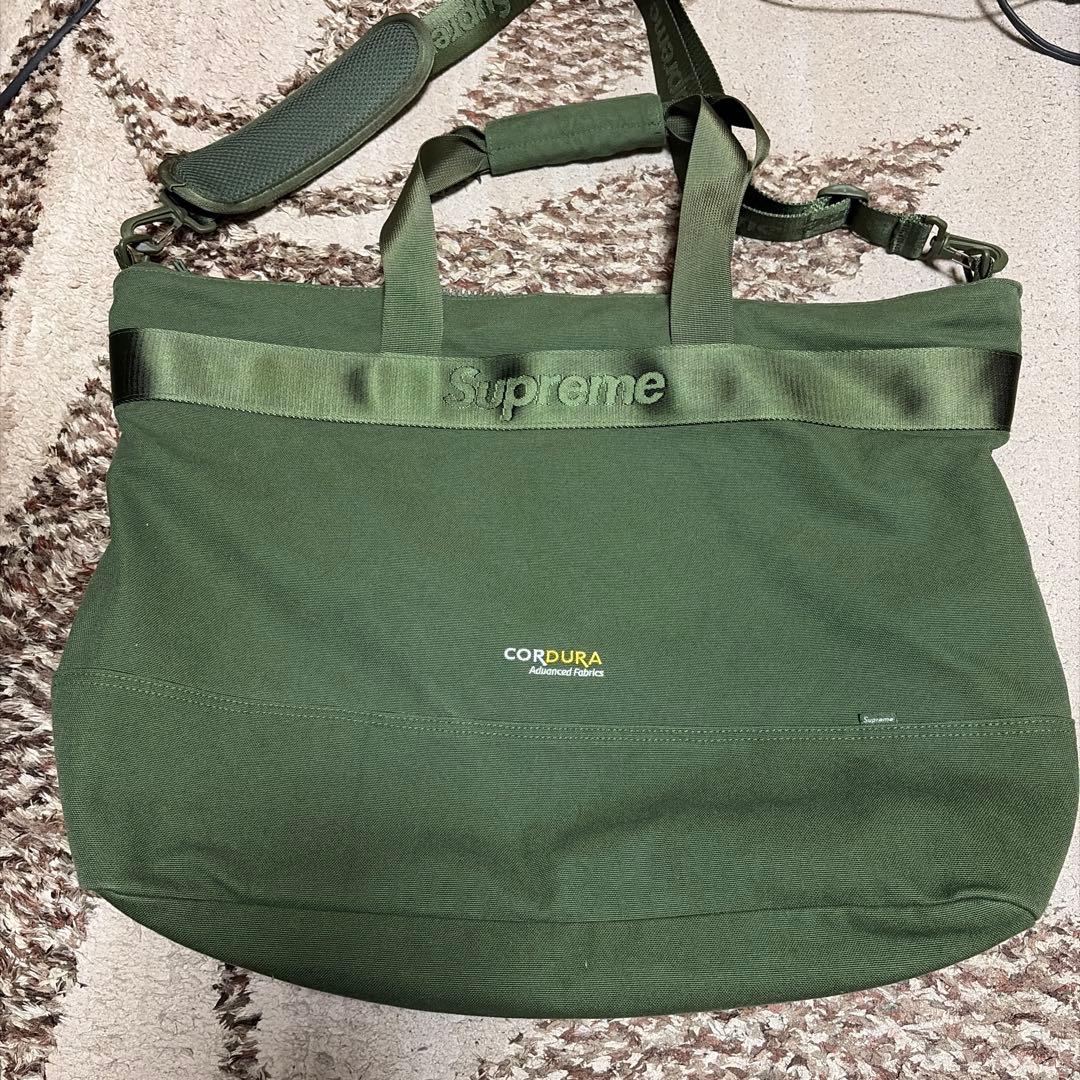Supreme ショルダーバッグ カーキ　シュプリーム　2025ss トート