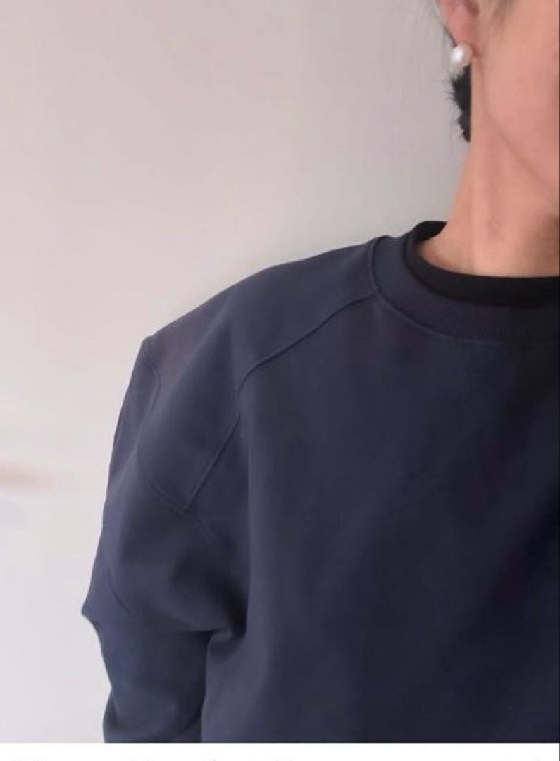 AMOMMA スエット　ネイビー