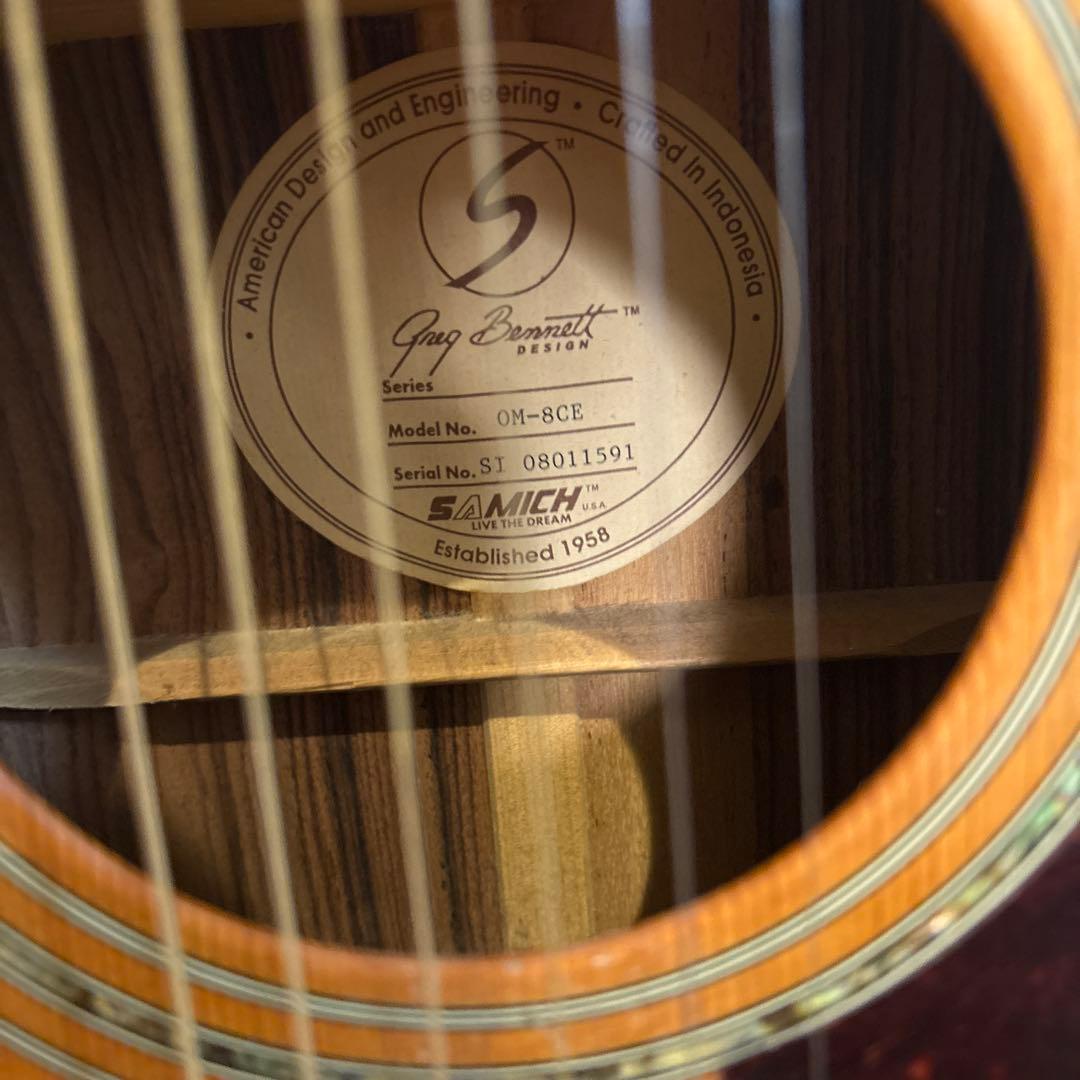 Y*K様 値下Greg Bennett OM-8CEエレクトリック・アコースティ