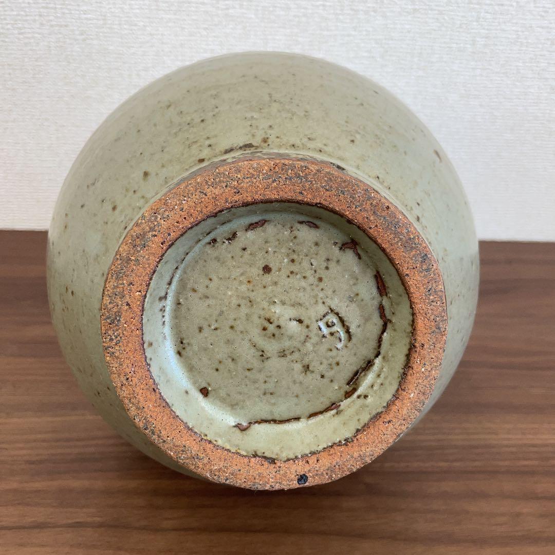 【人間国宝】島岡達三 刷毛目竹文壷