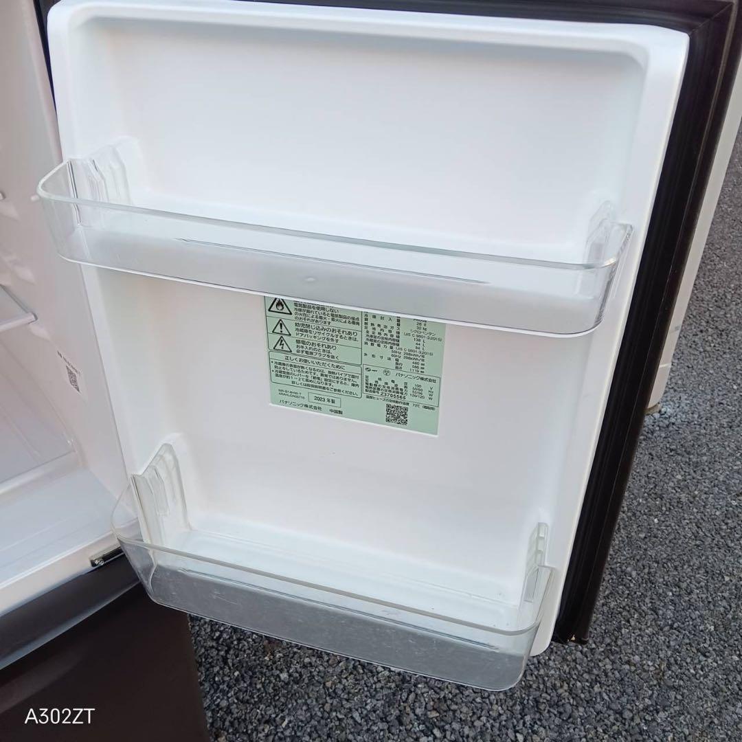 A411★2023年製★パナソニック　冷蔵庫　マットブラウン　自動霜取り