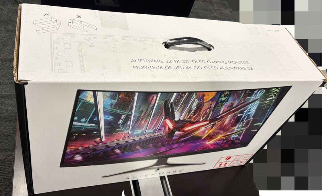 【未開封】Alienware 32 4K QD-OLED ゲーミングモニター