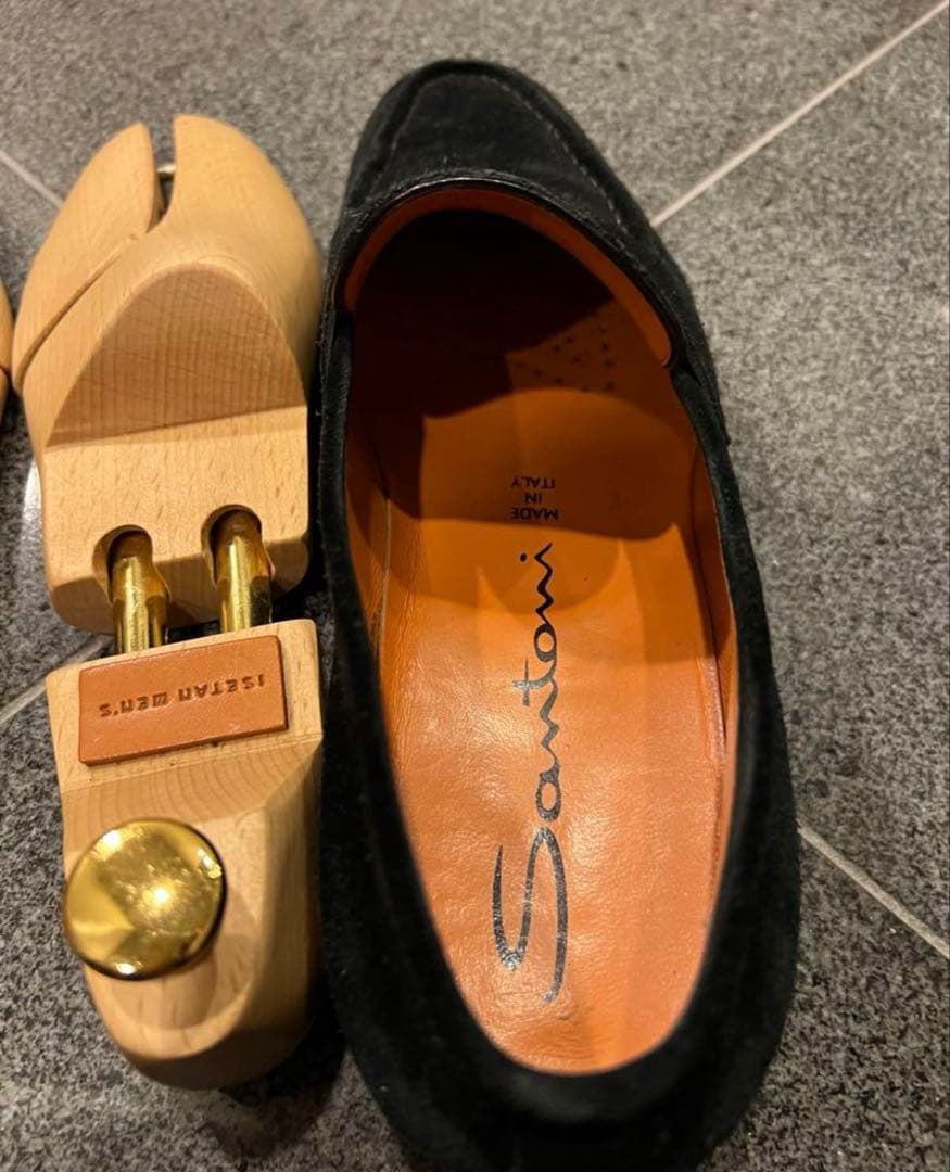 サントーニ　スエード モカシン シューズ　　26センチ　美品