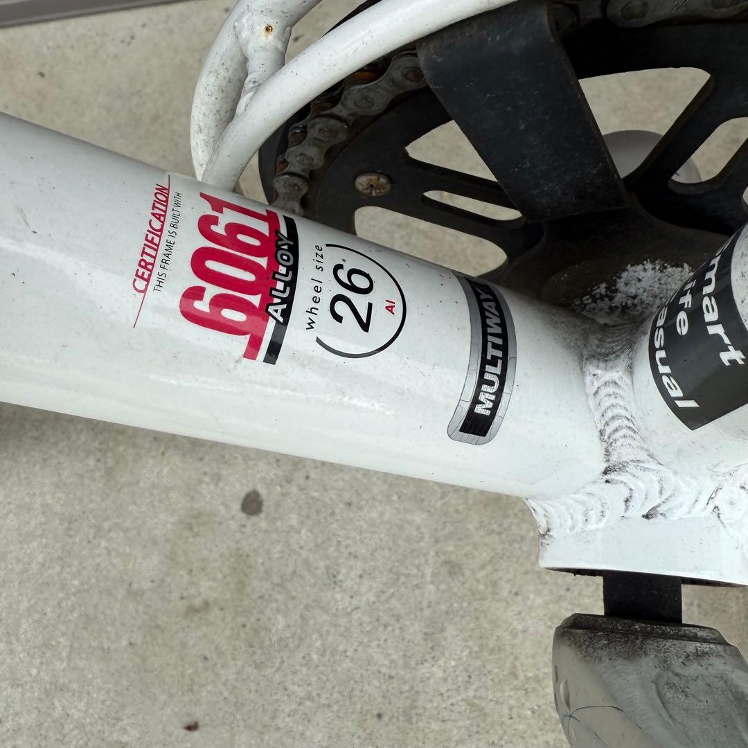 通勤通学用自転車 ￼ルイガノ カゴ付き 定価6.2万円 身長145-165cm