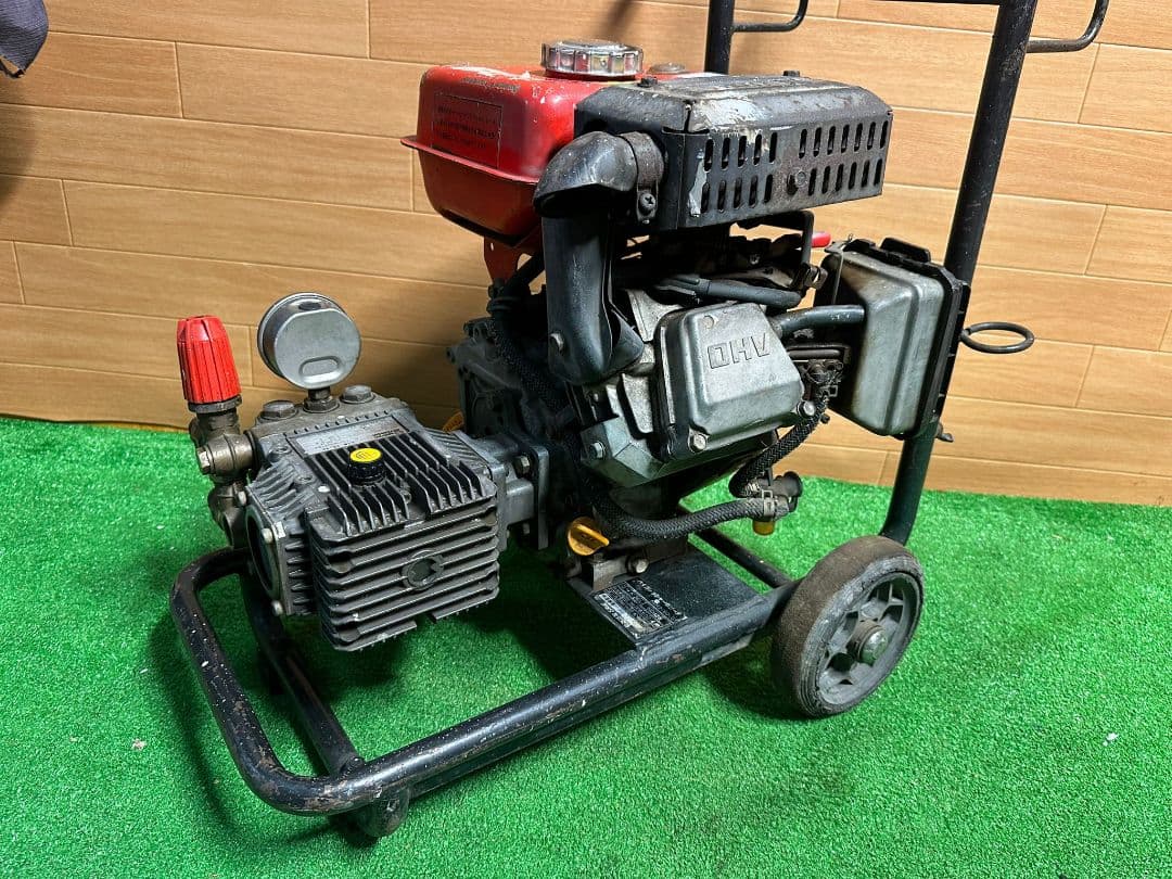 アサダ高圧洗浄機 クリ―ナ赤色 圧力計付きHD12/80-G