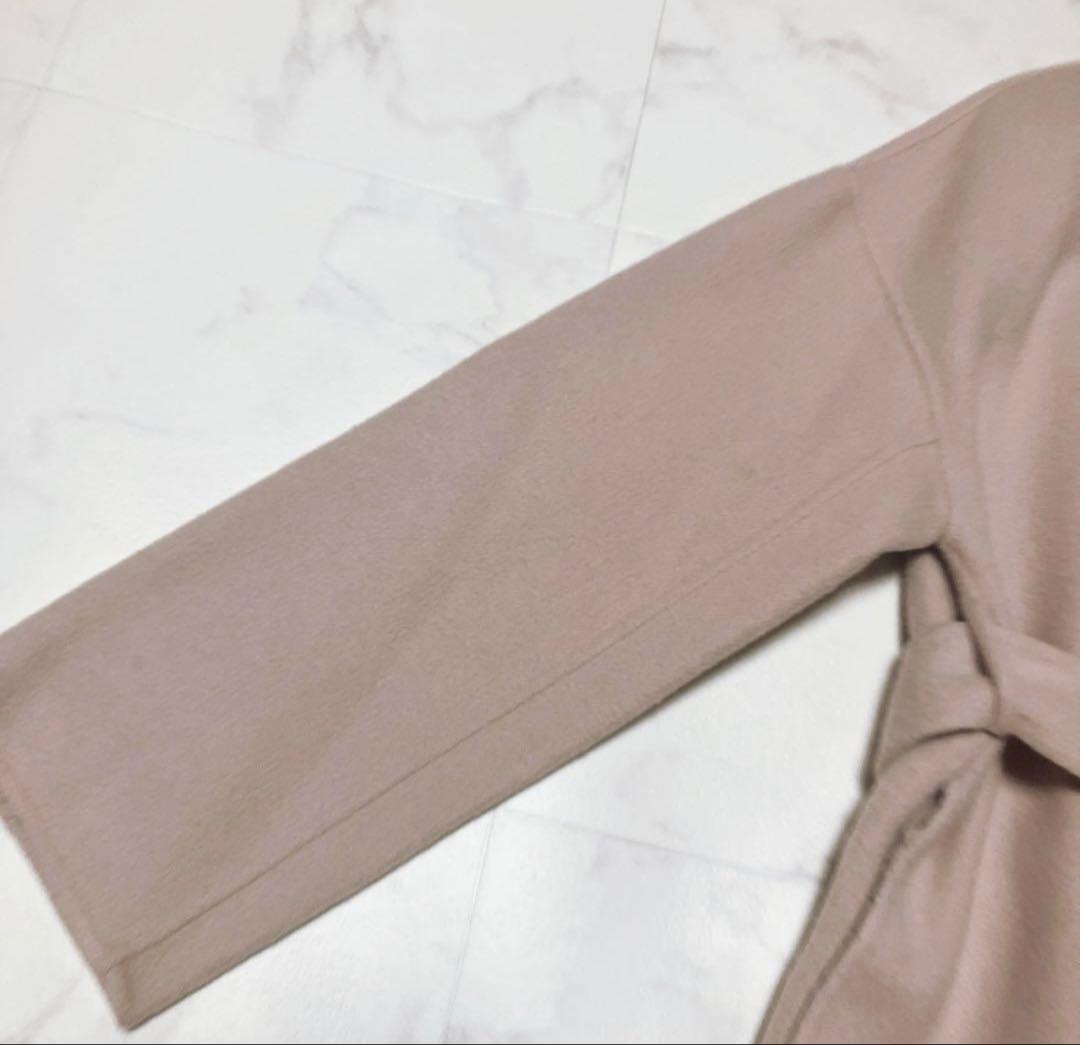 NORC ノーク　ウールリバーコート　ベルト　ベージュ　サイズ1