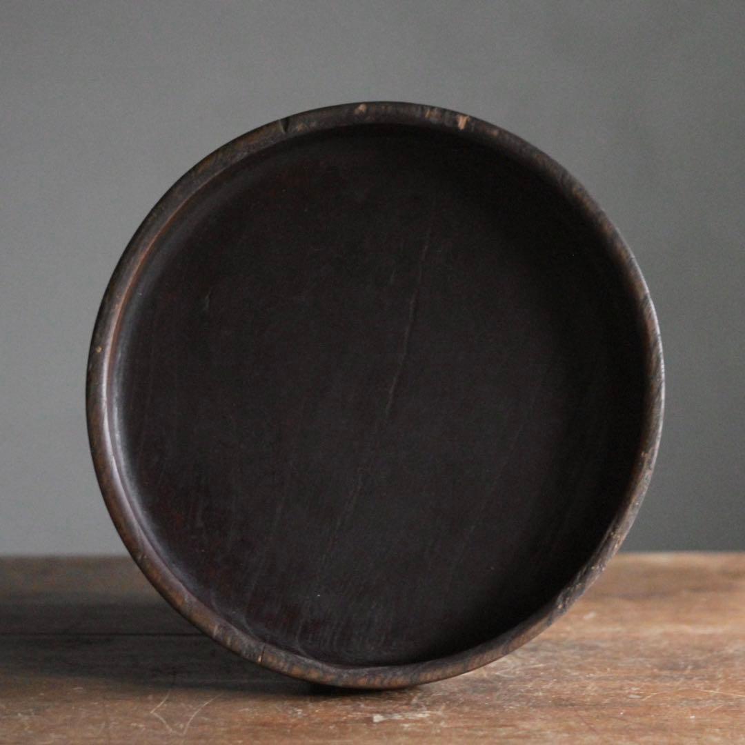 古い 小ぶり くりぬき盆 No.1 古道具 アンティーク