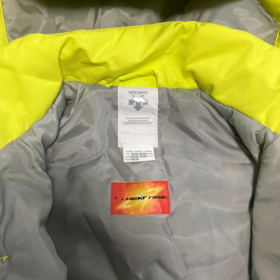 DESCENTE⭐︎子ども用スキーウェア上下セット⭐︎ゴーグル付⭐︎130