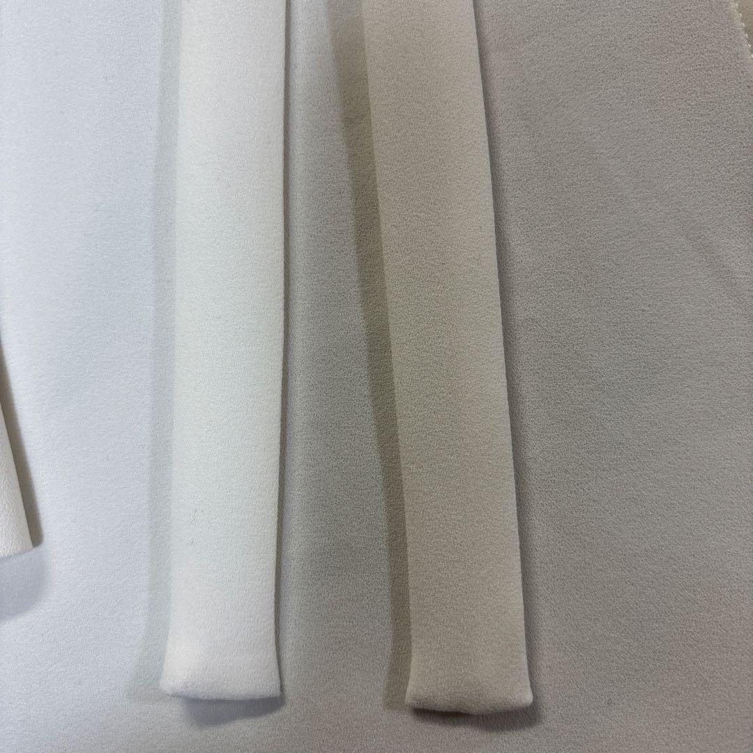 Theory Prime ette Tie Blouse Sアイボリー