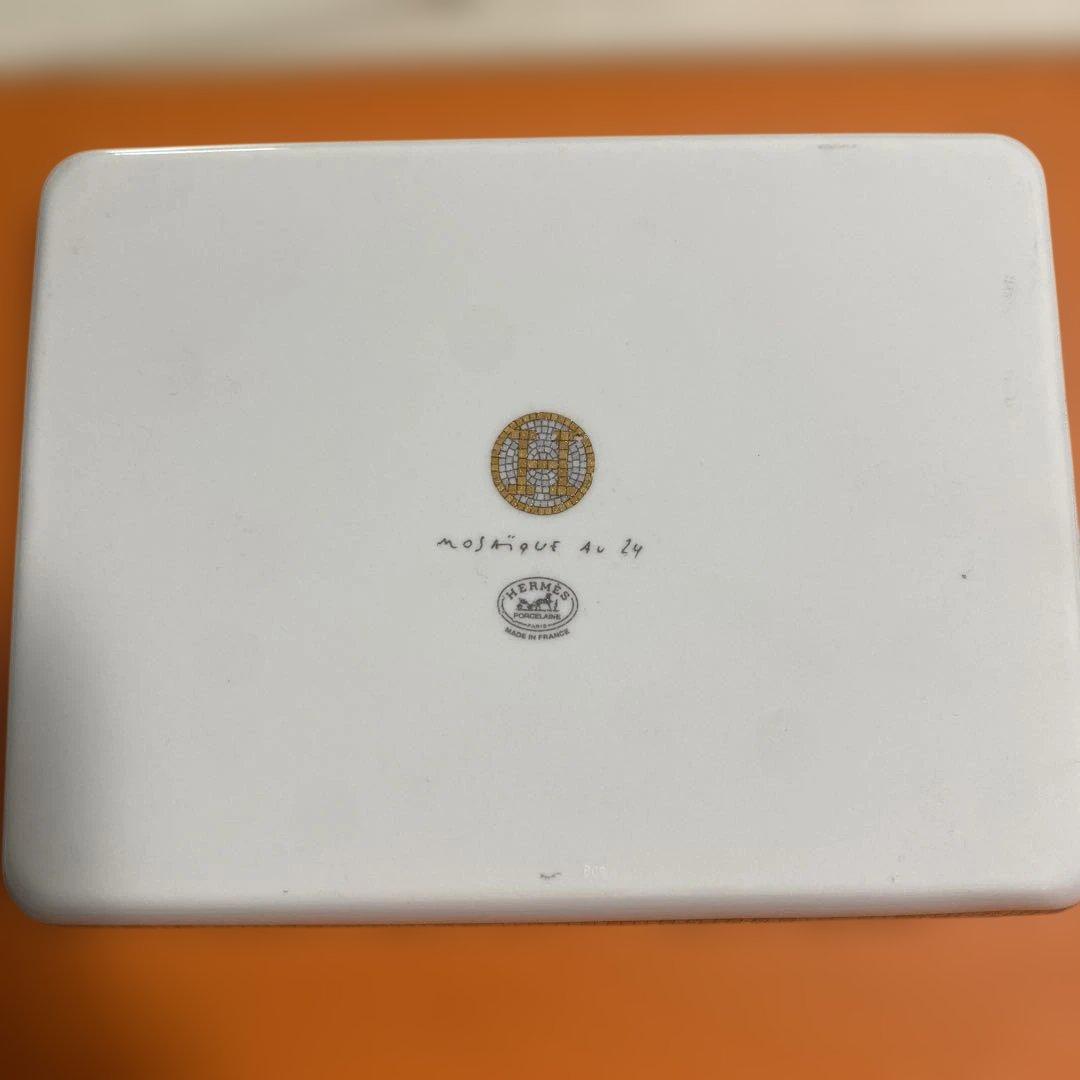 HERMES トレー 小物入 ゴールド