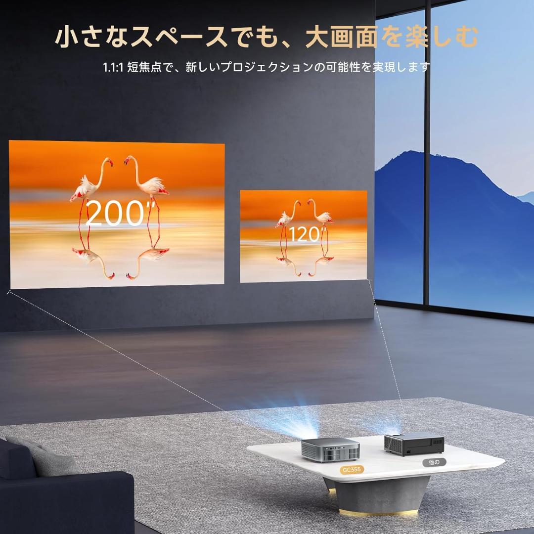 iSinboxプロジェクター Netflix公式ライセンス 超短焦点Dolby