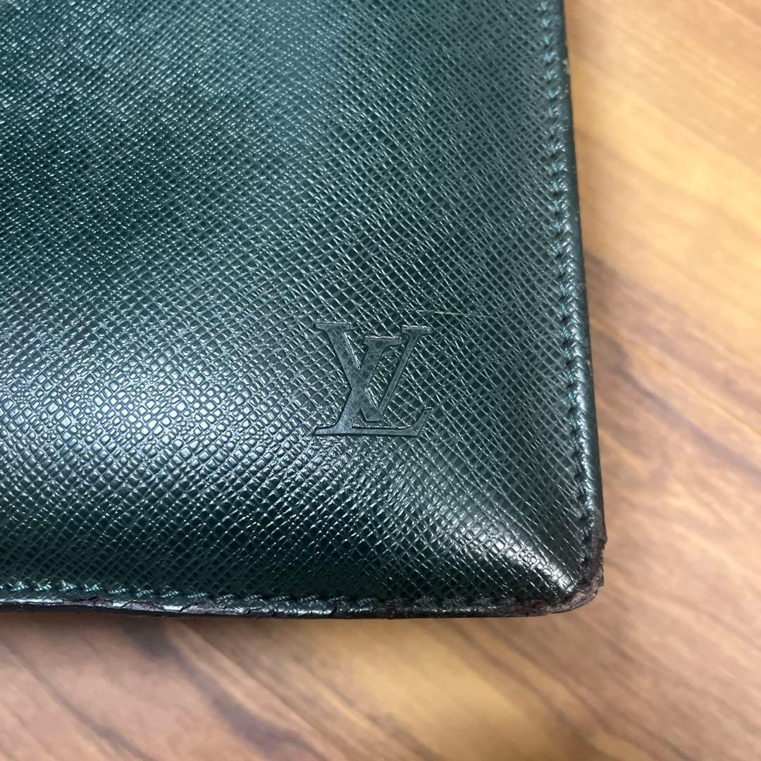 Louis Vuitton タイガ　グリーン　ビジネスバッグ