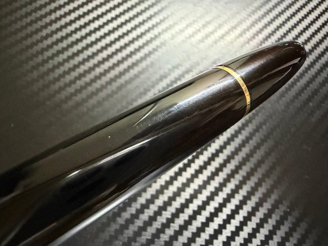 ヘミングウェイ芯 未使用に近い モンブラン 146 中白 B 太字 万年筆