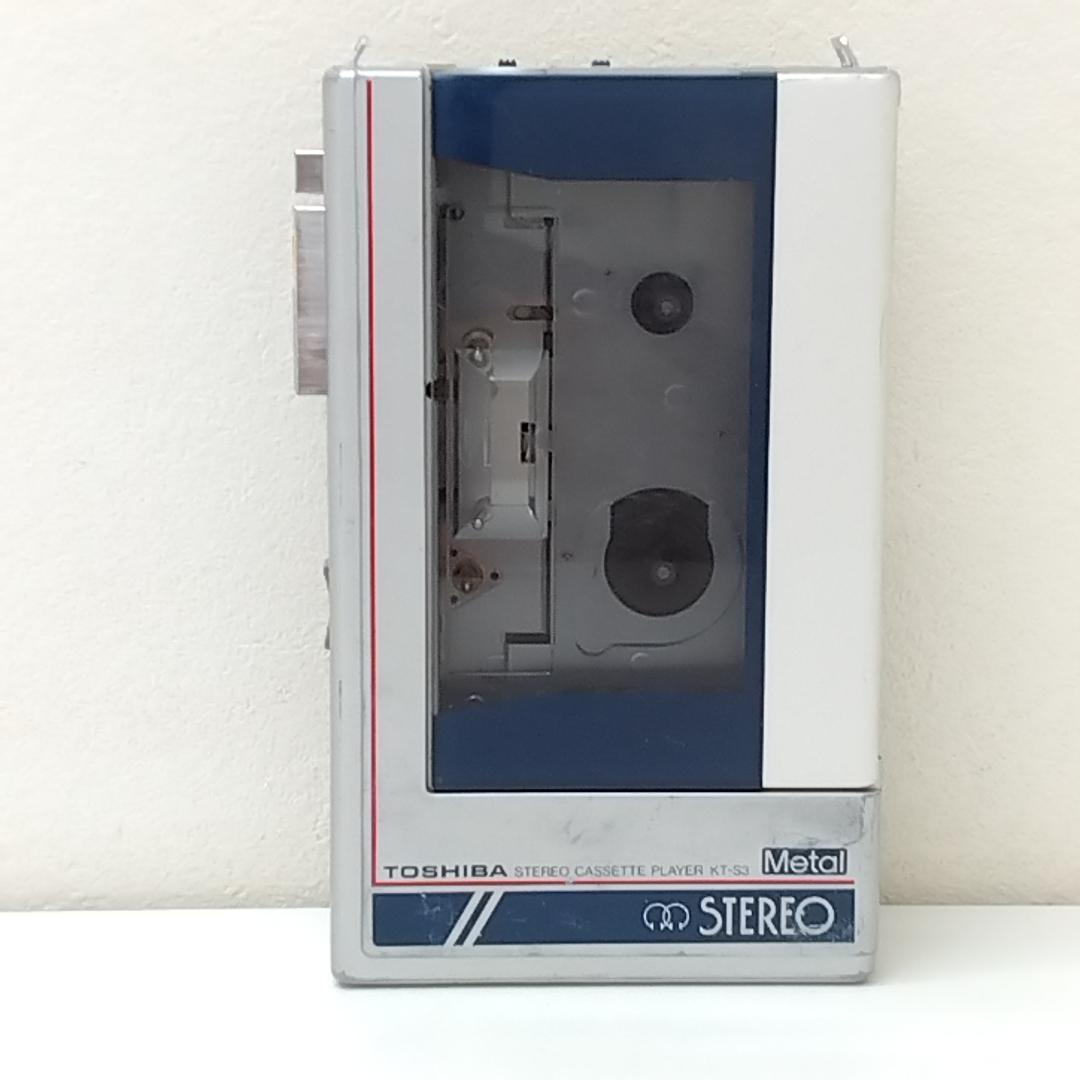 若《WEWXN》当時物　東芝　ステレオカセットプレーヤー KT-S3　ジャンク