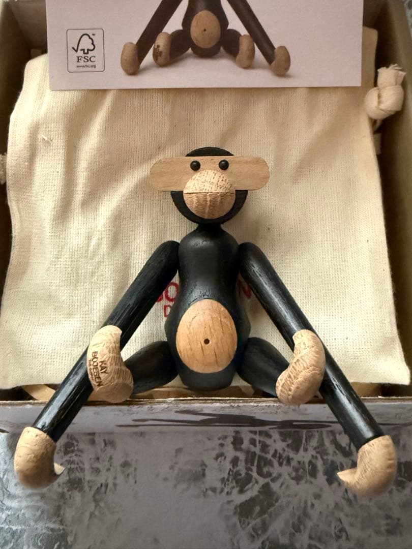 Kay Bojesen カイボイスン モンキーミニ ブラック 正規品