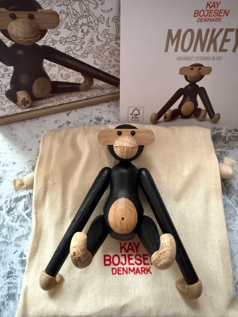 Kay Bojesen カイボイスン モンキーミニ ブラック 正規品