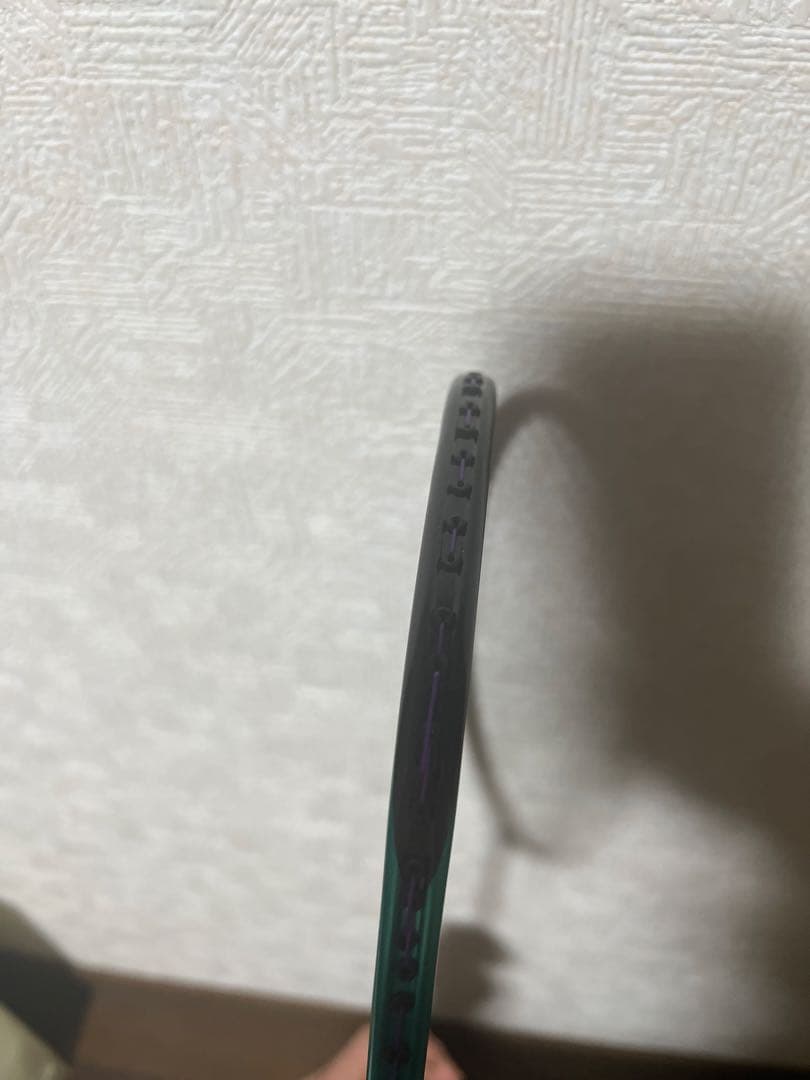 バドミントンラケット グリーン パープル
