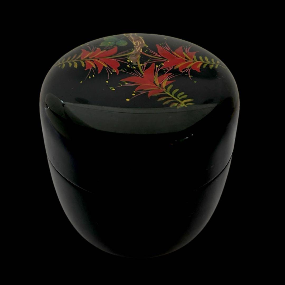 【茶道具】琉球塗 螺鈿茶器 松田勲作 漆器 漆芸 美術品 伝統工芸 共箱 箱書