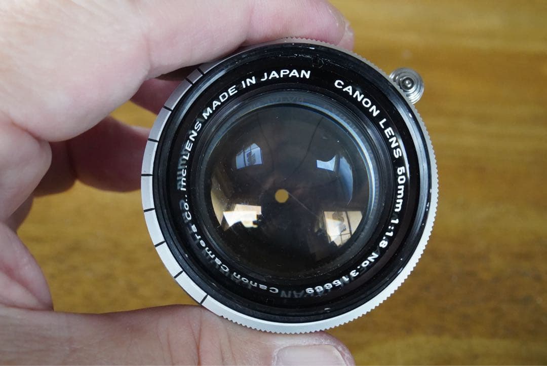 キャノンレンズ　50mmF1.8 Lマウント