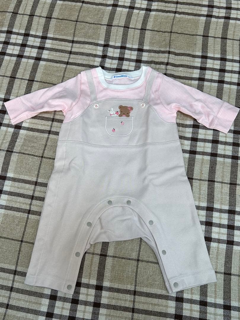 【新品】familiar カバーオール60cm 長袖