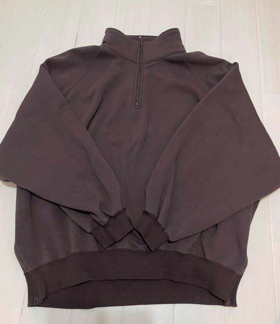 is-ness イズネス　スウェット　セットアップ 裏起毛　ブラウン　ML