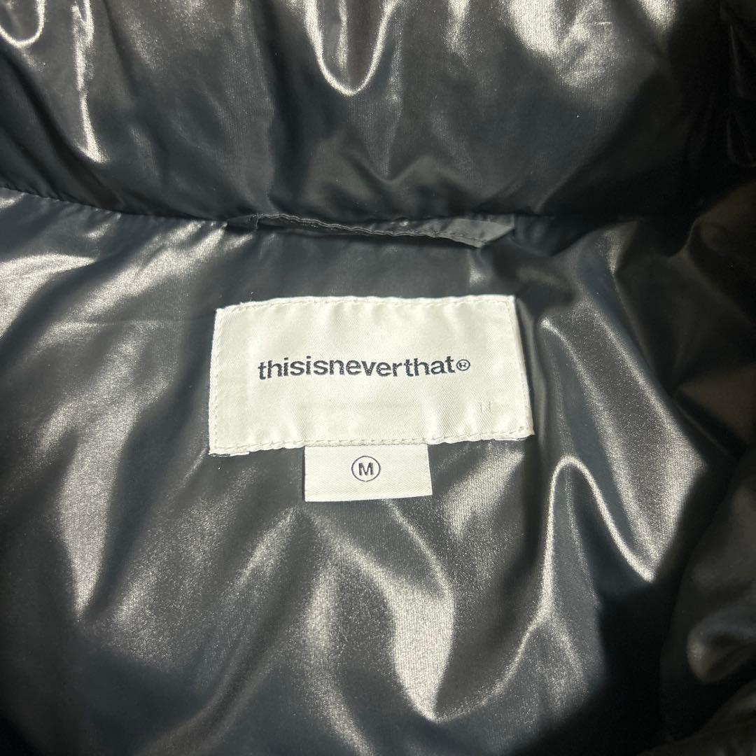 thisisneverthat ダウンジャケット M ブラック