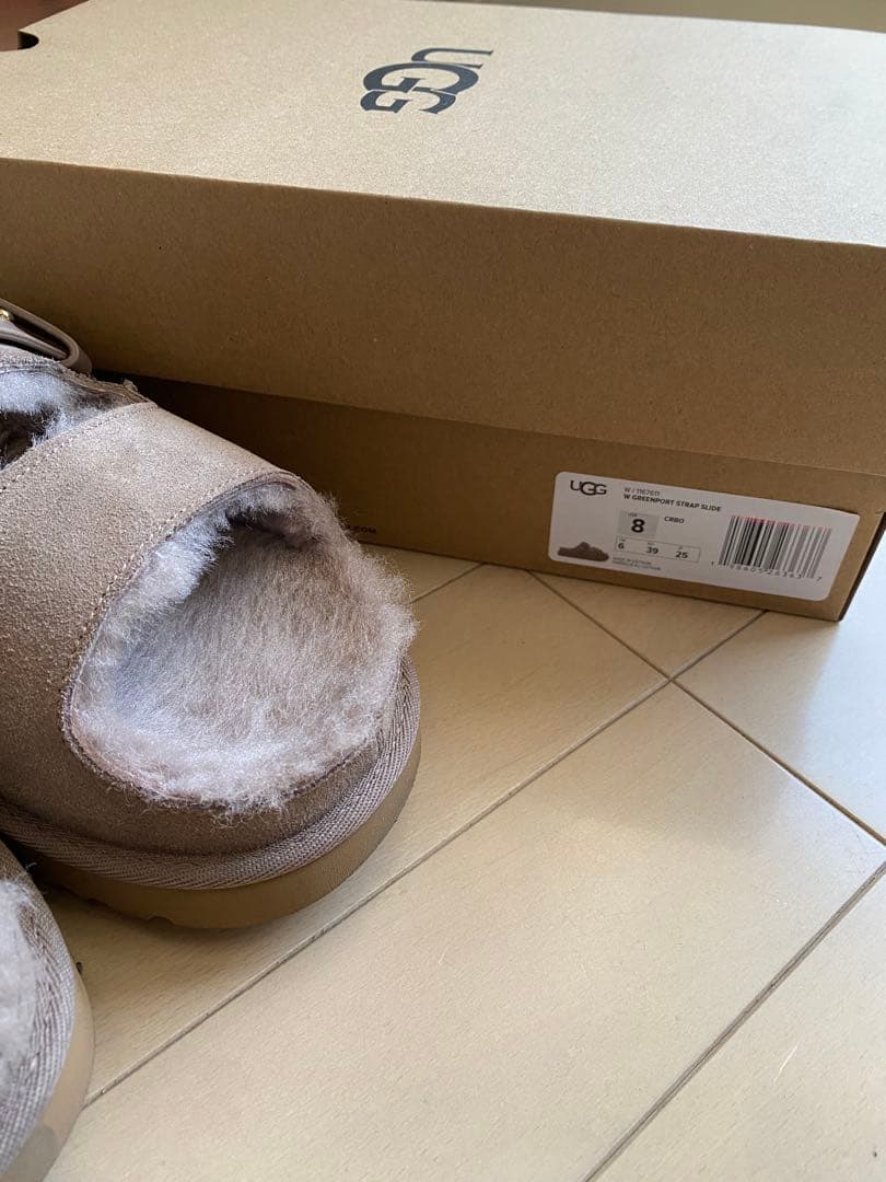【美品】UGG アグ Greenport Strap Slide サンダル 25