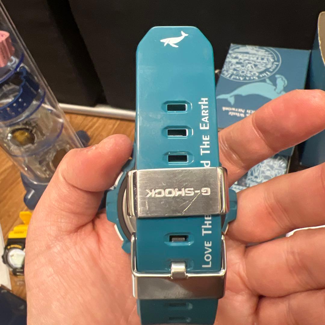 イルクジCASIO G-SHOCK ソーラー充電 青