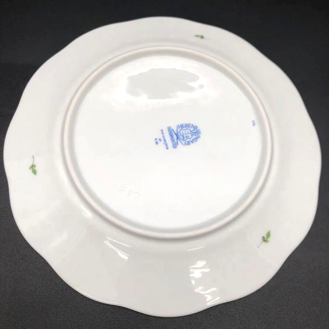 R【未使用品】HEREND ヘレンド 洋食器 ウィーンの薔薇　プレートセット