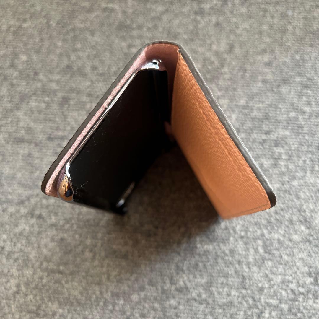 ボナベンチュラ　iPhone SE/8/7/6/6sシュリンクレザー バイカラー