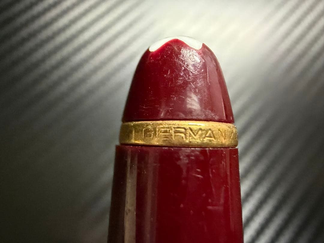 エボナイト芯 モンブラン 144 ボルドー 全金 F 細字 万年筆