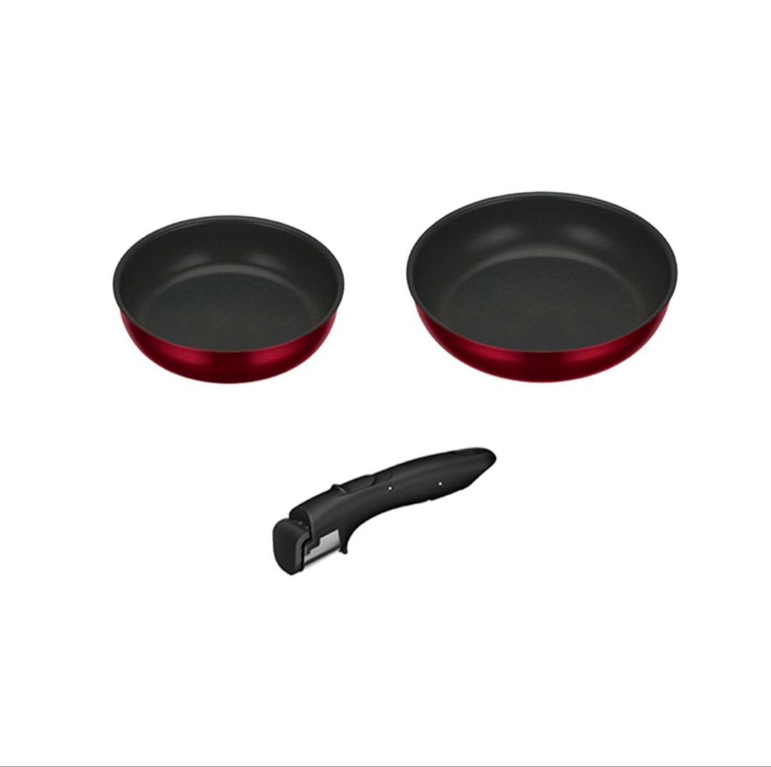 staub ピコ・ココット 22cm ➕取っ手のとれるフライパン 3点セット