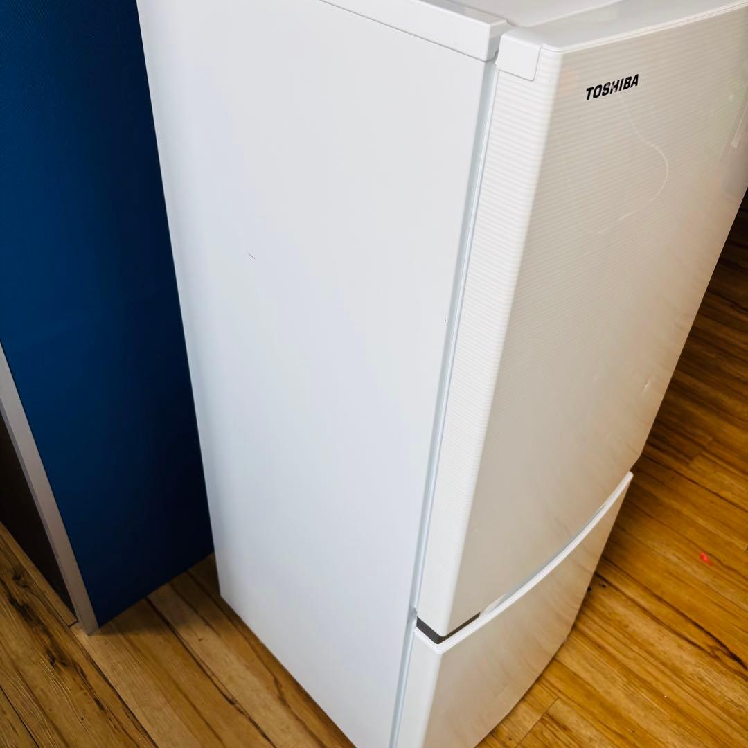 東芝 153L 冷凍冷蔵庫 GR-M15BS(W)◇2018年製