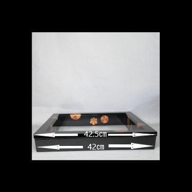 炉縁　高台寺蒔絵　輪島塗　一后造 　共箱、共布あり