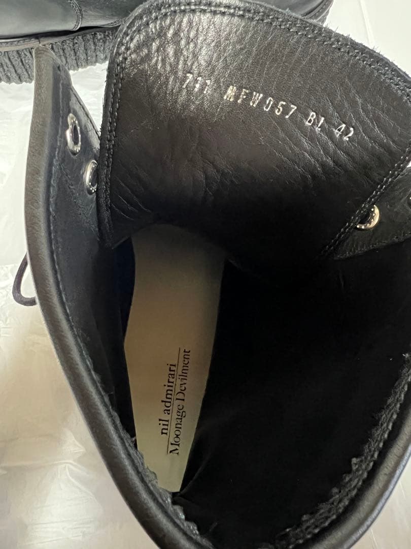 nil admirari Moonage Devilment レザーブーツ