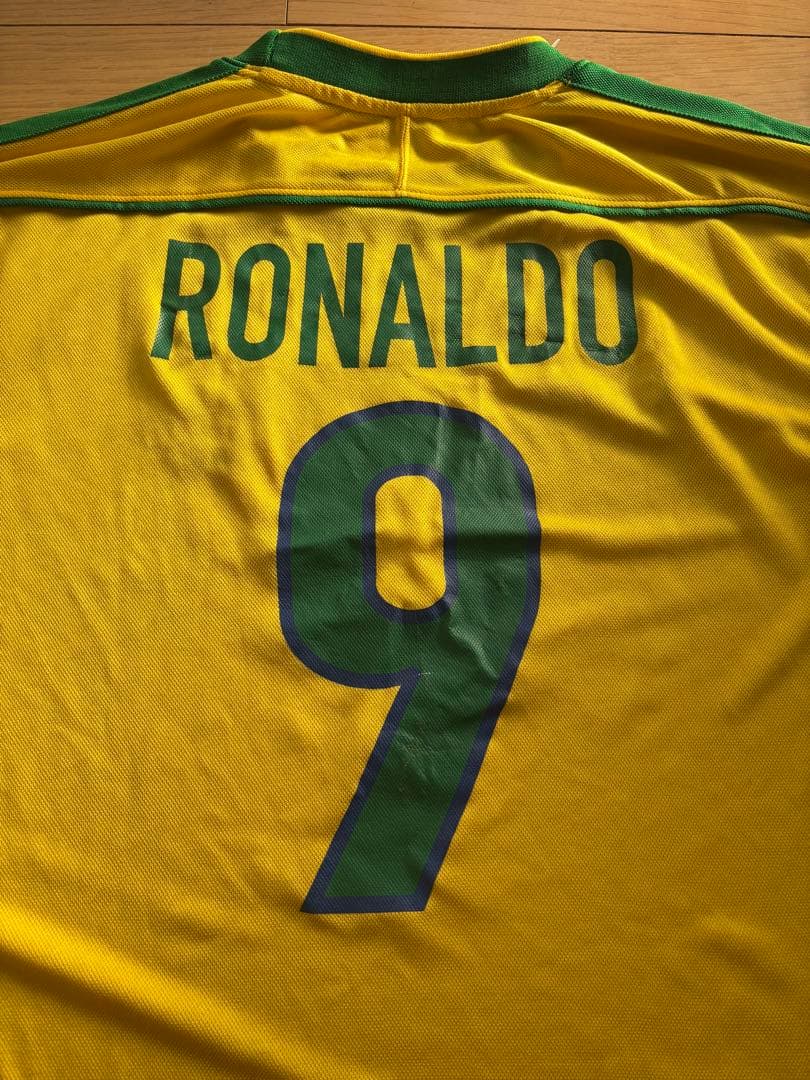 NIKE ブラジル代表 ユニフォーム ロナウド 9番 1998年　L UK製