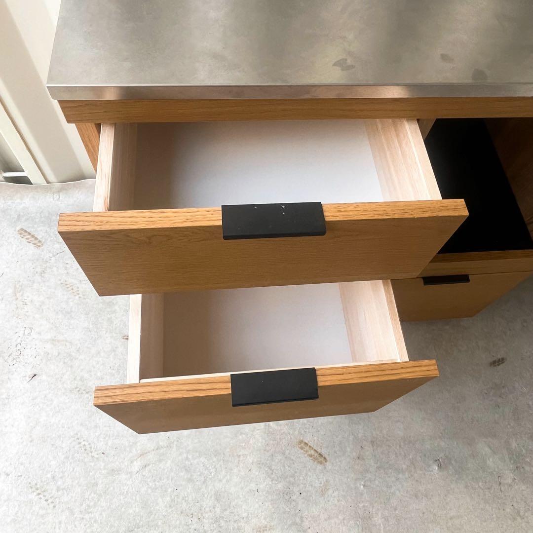 取付無料！ウニコ ADDAY アディ 北欧風ナチュラルキッチンカウンター✨