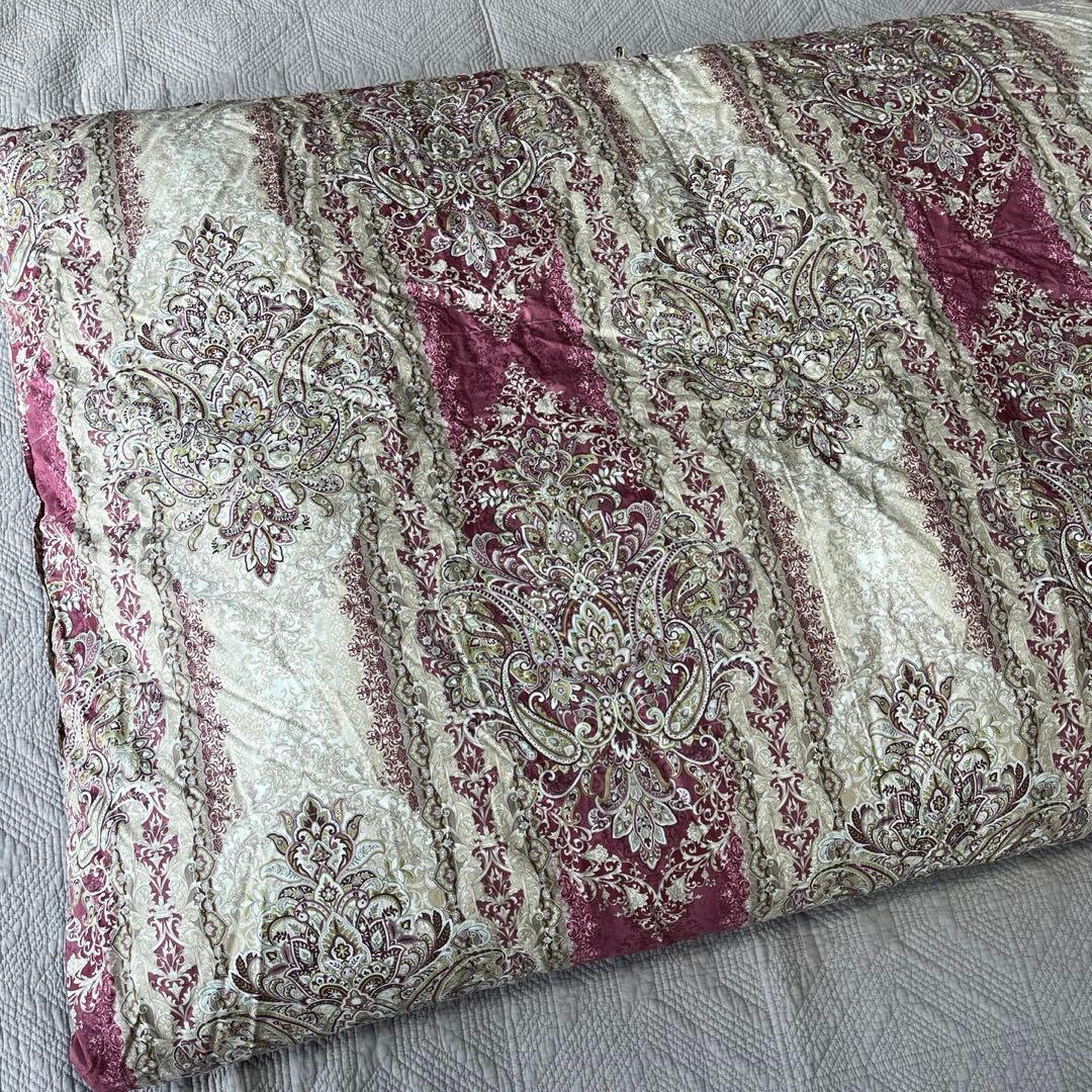 あるさん♫ 羽毛ふとん シングル ベストライフ ロイヤルゴールド ピンク