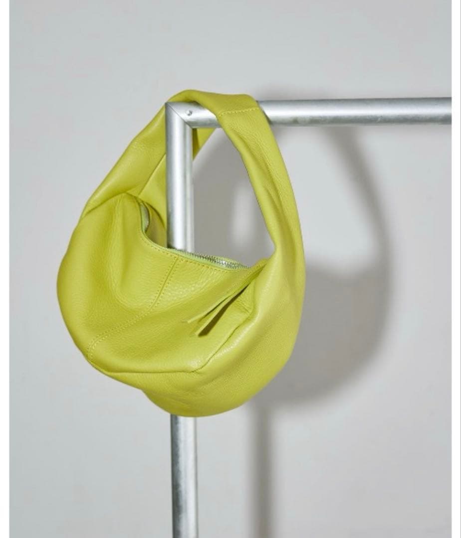TODAYFUL Leather Wrap Bag ライムグリーン