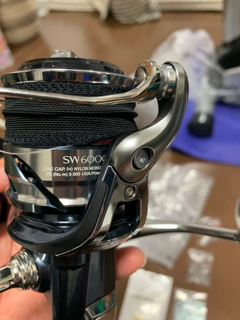 21ツインパワーSW 6000HG 美品　ノブ、スタンド交換済